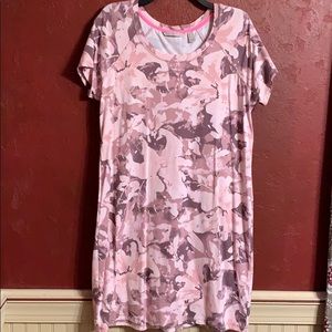 Isaac Mizrahi floral camo print dress